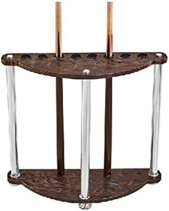 Floor Stand Billiards Cue Rack Pool Accessories Billiards Stick Holder,Pool Stick Holder, Pool Cue Rack, Solid Wood Composite Wood Rotate Multifunction Floor Stand Wall Mount Billiard Suppli