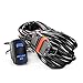 WeiSen 300W Plug & Play LED Light Bar Wiring Harness Kit with Pulse Power Connector Relay Fuse, 14AWG 1 Lead 12V On Off Rocker Switch Compatible with Polaris RZR General Ranger