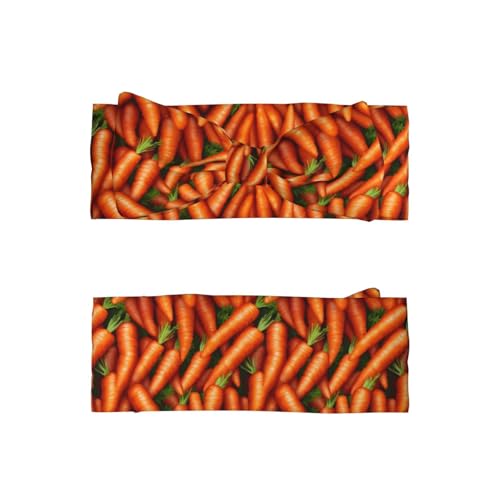 Cute Carrot Funny Print Baby Girl Bows And Headbands 6-12 Months For Baby Girls Newborn Infant Toddlers2