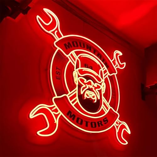 Image of CIONAOR Custom Neon Sign, Personalized Business LED Logo Customizable, Light Up Name Sign for Salon Beauty Nail Studio Office Backdrop, UV Printed Neon Lighting, Professional Gift for Event Party