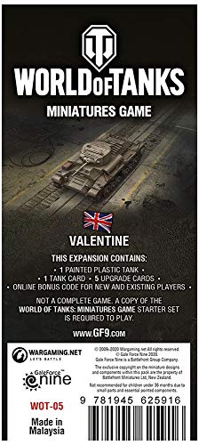 Gale Force Nine World of Tanks Expansion - British (Valentine)
