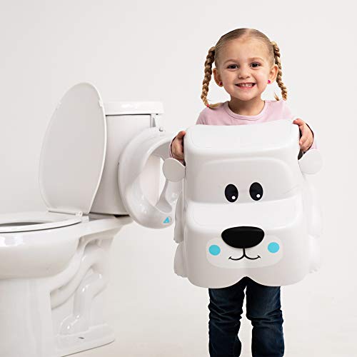 Squatty Potty Kids Pet Toilet Stool Kit Cub Base with Hat and Seat, 2.5 Pound - Thumbnail 4