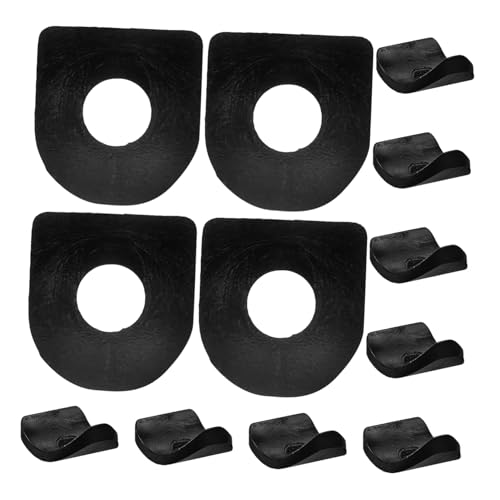 Mikikit 12pcs Saddle Washer Spacer Bike Seatpost Clamp Gasket Bike Seatpost Clamp Washer Rubber Tube Clip Gasket