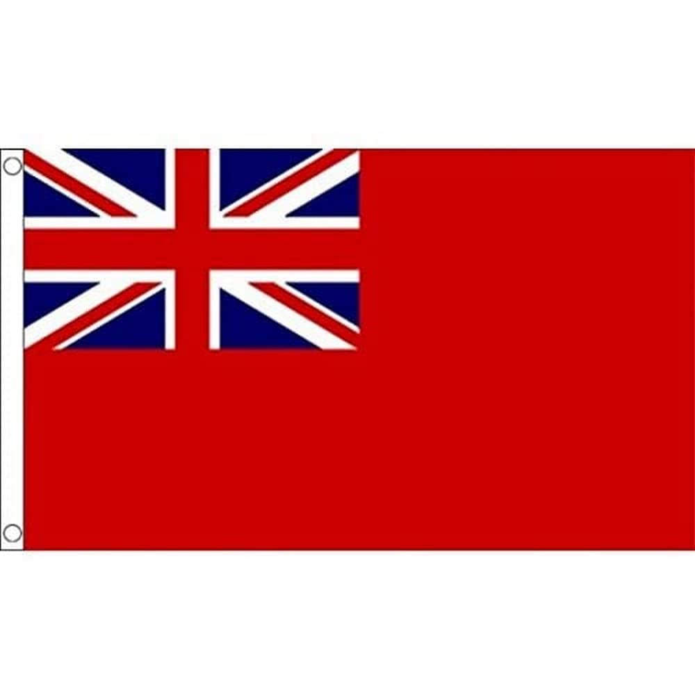 AZ FLAG - United Kingdom Red Ensign Flag - 3x5 Ft - 100D Polyester Uk - British - England Banner with Two Metal Grommets - Fade Resistant - Vivid Colors - 3' x 5' Feet - 150x90 Cm