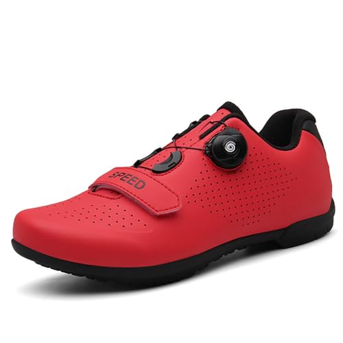 Hixingo Scarpe da Ciclismo Uomo Strada, Donna Scarpe da Strada e Mountain Bike con Suola in Gomma, MTB Scarpe da Bicicletta Scarpe da Equitazione per Interni Antiscivolo e Traspiranti