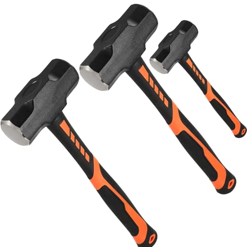ZEONHEI 3 PCS 2lb 3lb 4lb Sledge Hammer,...