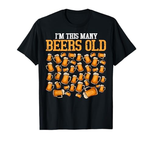 Funny 40 Year Old Beer Drinking Gag Gift, 40th Birthday T-Shirt