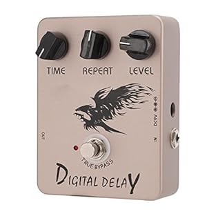 Filter Circuit: The delay time range is 25ms‑600ms. The digital delay pedal has special filter circuit, which can closely reproduce the sound of analog delay. Control Knob: This is a JF-08 digital delay effect device with time, repeat and level contr...