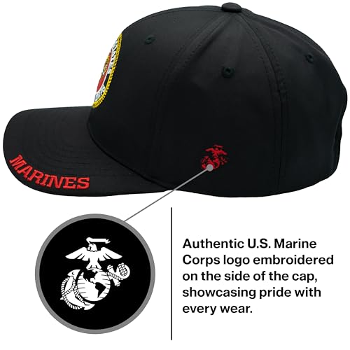 Gorra con logo de Marines para hombre miniatura 4