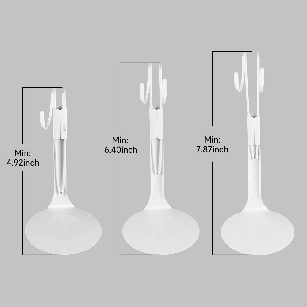 UCanaan 20 Pcs Saddle Doll Stand - Action Figure Stands With Expandable Waist Wire For 8\"-14\" Dolls Doll Stands For 8 To 12inch Dolls Suitable For 1/6 Dolls Accessories,action Figure Stand