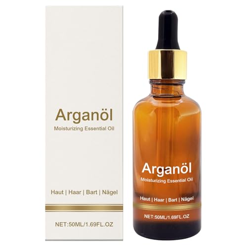 Aceite de cara orgánica - Aceite hidratante | Cabello multipropósito humectante del cuerpo de Oill | Humectante de piel natural que absorbe rápido, loción liviana para el cabello de piel cabellu