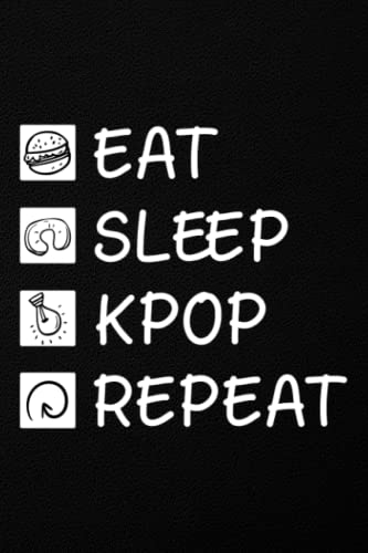Birthday gifts for men: Eat Sleep K-Pop Repeat Kawaii Cat Listening Music Kpop Gifts Graphic: KPop, Funny Retirement or Birthday Gifts for Men - ... Old Man, or Senior Citizen,Management image 2