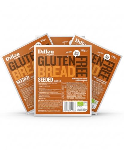 Dillon Organic Pane senza glutine con semi, 4 x 275