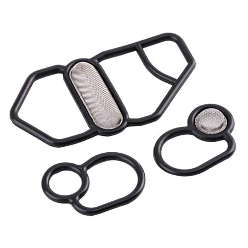 15825-P08-005 36172-P08-015 36172-P08-005 Head Cylinder Solenoid Spool VTEC Valve Gasket Set Fit 92-05 ACURA INTEGRA/NSX HONDA CIVIC/CIVIC DEL SOL 1.5L/1.6L/1.7L/1.8L/3.0L/3.2L 0396578,0396620,0396577