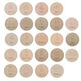 TOKIDNY 23 Stück Teiliges Wiederverwendbarer Holz kleidungsetiketten für Kleiderschrank organisation Minimalistische Beige Aufbewahrungs Kategorisierungslabels für Kleidung Accessoires