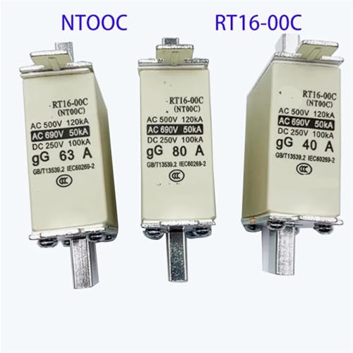 Fusible cerámico RT16-00C de alta calidad y máxima fiabilidad contra sobrecargas de 690V 2