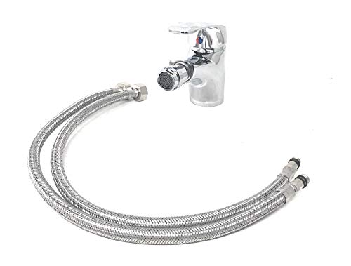 Grifo monomando para bidé con manguera de latón flexible y cabeza móvil 6