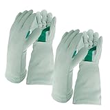 Welding Gloves 16 Inches 2 Pack,Heat Resistant Oven Mitts, 932℉ - Fireproof Leather Work Gloves for bbq/Grill, Baking,Furnace,Stove,Pot Holder,Fireplace, Animal Handling, Welding Accessories.