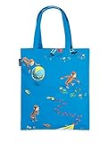 Out of Print Curious George Tote Bag, 15 X 17 Inches