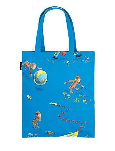 Out of Print Curious George Tote Bag, 15 X 17 Inches