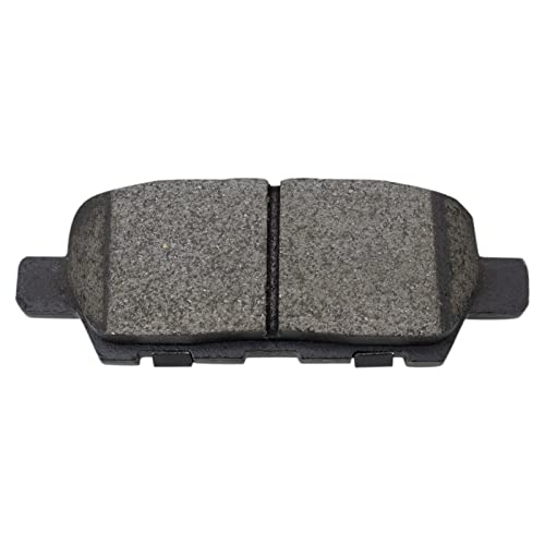Image of TRQ Rear Brake Pad and Rotor Set Ceramic Coated Rotors Compatible with 2003-2005 Infiniti G35 350Z 2011-2017 Nissan Leaf 2014-2017 Juke Rogue