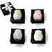 Set of 4 Small Ceramic Keepsake Urns for Ashes, Mini Decorative Tree of Life Urn for Human Pet Ashes with Gift Box