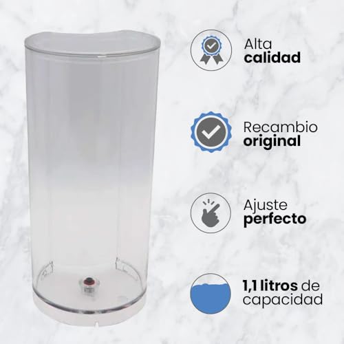 Anakel Home Replacement Water Tank Compatible with Nespresso Vertuo Next Coffee Maker, 1.1 Liter Capacity (Full Tank) - Image 4