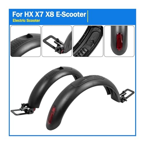 Guardabarros trasero para patinete HX X8 ideal para trayectos urbanos y lluvia 2