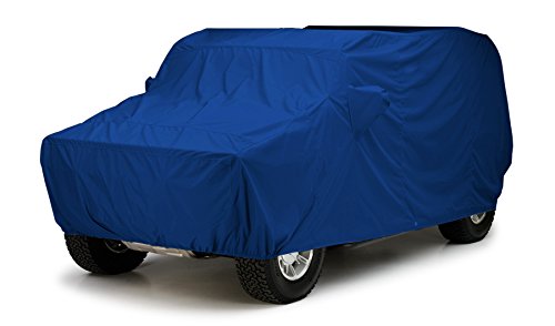 Covercraft Custom Fit Car Cover For Volkswagen Touareg - Sunbrella Series Fabric, Pacific Blue #TOP19