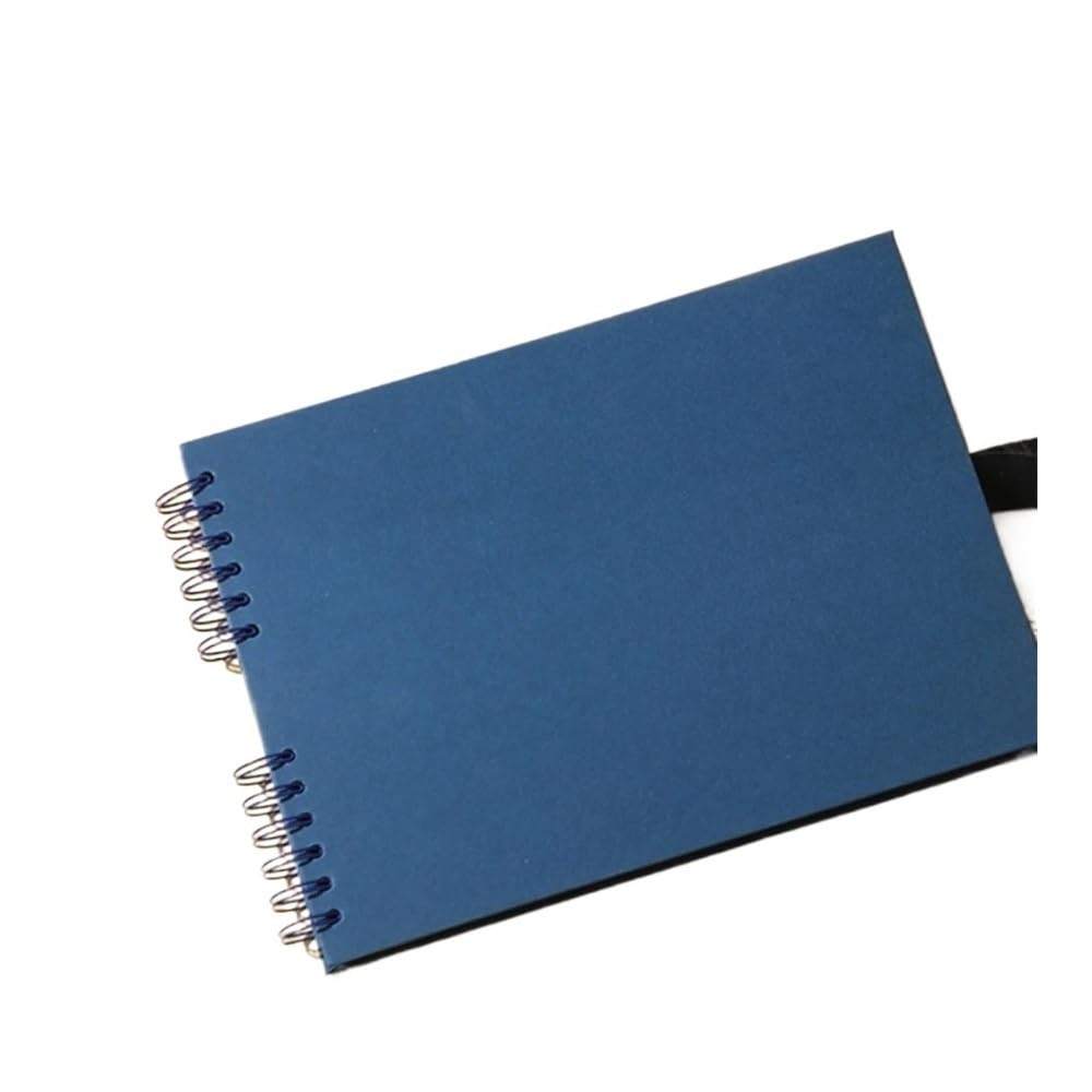8x11 Inch Scrapbook Album Craft Paper Photo 40 Sheets/80 Pages, Family DIY(Blue)