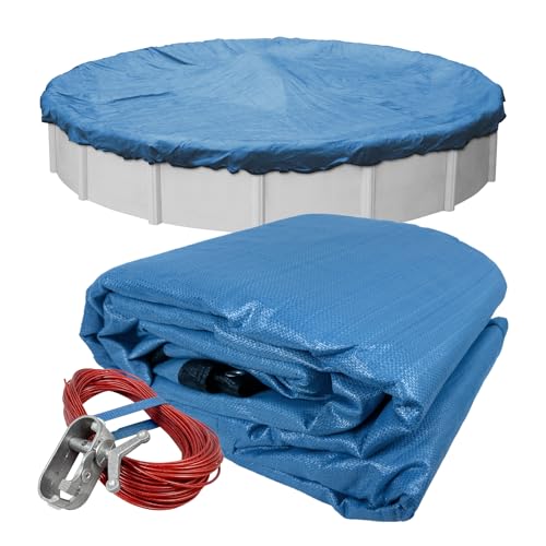 Cobertor Clásico Malla Azul para Piscinas 18 ft miniatura 1