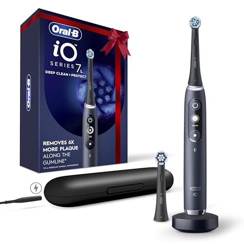 Oral-B iO Deep Clean + Protect Rechargeable Electric Toothbrush, Black