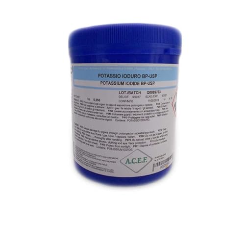 POTASSIO IODURO 250 GRAMMI PROTEZIONE TIROIDE P.C.M.