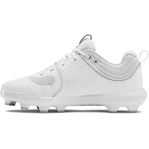 Under Armour Glyde - Zapato de softbol de TPU para mujer, blanco (Blanco (100)/Blanco), 36.5 EU