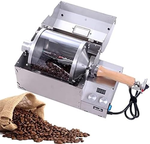 Torrador De Café Automático 500g Tambor Máquina De Torrefação De