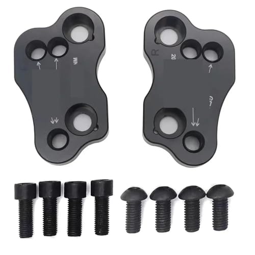 Pince de barre guidon moto surélevée extensible pour soulager le dos sur Goldwing GL1800