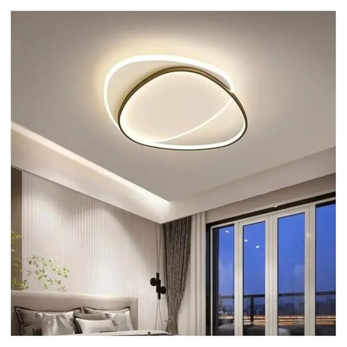 Plafonnier LED moderne minimaliste 3 Color No Remote au design rond unique