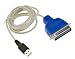 Produktbild KALEA-INFORMATIQUE Konverterkabel LPT IEEE1284 parallel zu USB mit Centronics C36 Stecker. Länge 1.2M