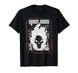 Marvel Ghost Rider Dark Distressed Poster T-Shirt