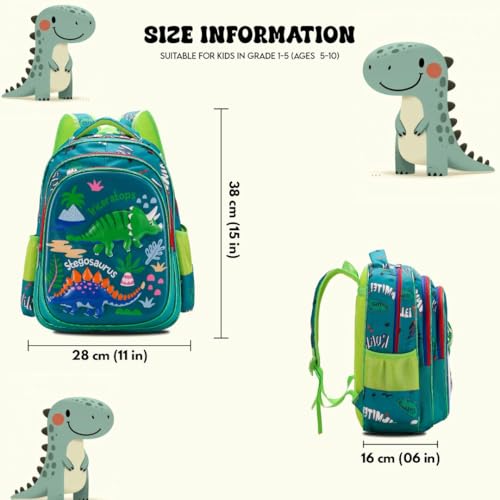 Image of Elios 3D Design Kids School Bag for Kids Age 3 to 6, Preschool Nursery and Grade 1 to 3 | Bags for Boys | Backpack for Girls | Picnic, Travel |Birthday, Diwali, Gifts for Kids
