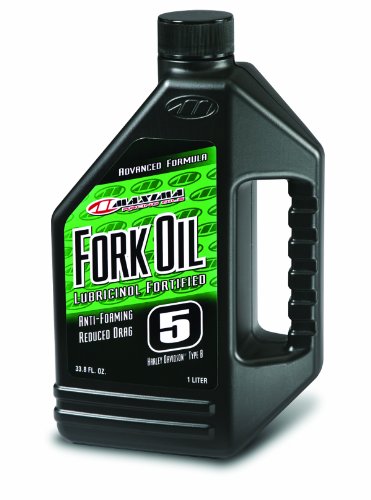 Image of Maxima Racing Oils 54901-4PK Fork Oil Standard Hydraulic 5w 1L Bottle, 4-Pack