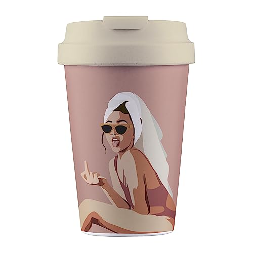 Sustainable Deluxe Cup – Reusable Coffee Mug with Resealable Lid