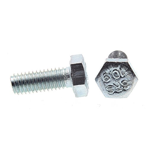 Image of Prime-Line 9114197 Hex Head Cap Screws, Class 10.9 Metric, M6-1.0 X 16MM, Zinc Plated (25 Pack)