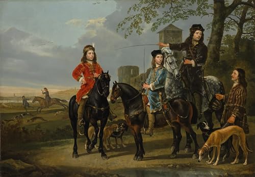 Affiche portrait équestre par Aelbert Cuyp 60x90cm pour décoration de bureau