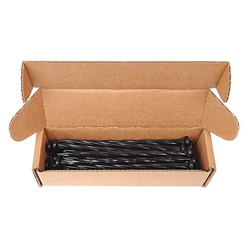 Anchor Spike, Plastic, 8in., Black, PK24