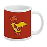 Looney Tunes Foghorn Leghorn Face Ceramic Coffee Mug, Novelty Gift Mugs for Coffee, Tea and Hot Drinks, 11oz, White