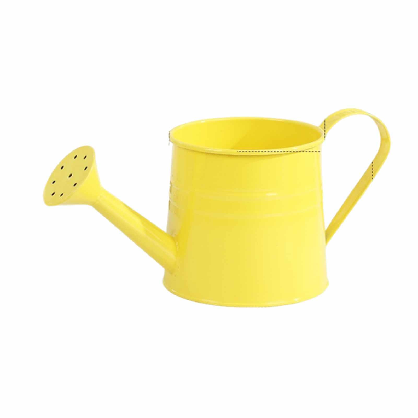 Small Watering Can Kids Watering Can Rose Head Lightweight Mini Bucket with Handle Jug Water Cans for Indoor Outdoor Garden Balcony Gardening Flower Seedlings Easy Grip Flower Kettles (Yellow,One Size