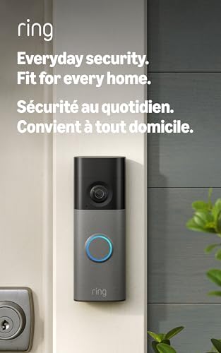 Ring Battery Doorbell (newest model), Retinal 2K with wide-angle video, up to 6x Enhanced Zoom, Two-Way Talk, and Built-In Battery, Speckled Gray - 5