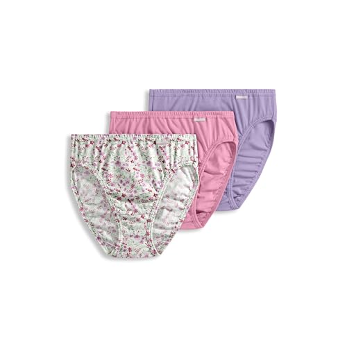 Image of Jockey Women's Underwear Plus Size 100% Cotton Elance French Cut - 3 Pack