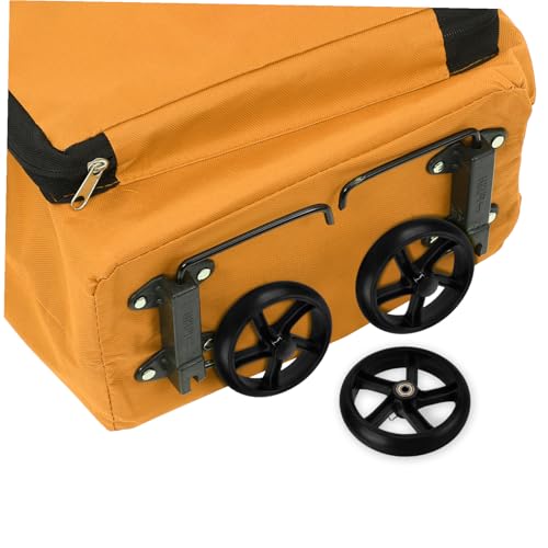 Roues de caddie durables et légères avec roulettes anti-escalier multifonctions